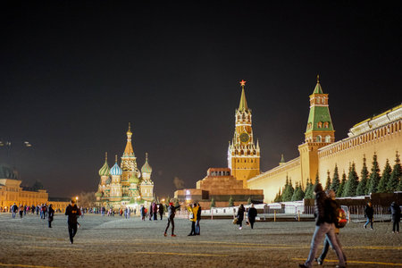Red square in Moscowのeditorial素材