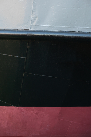 Metallic texture industrial and grunge background of ships waterlineの写真素材