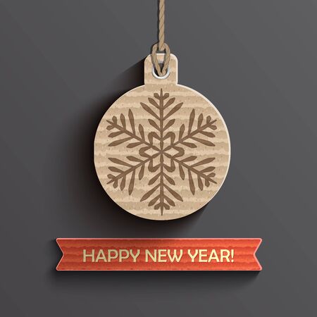 Creative happy new year design. Vector illustration.のイラスト素材