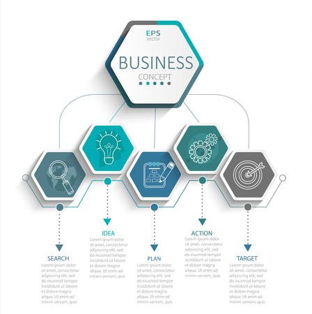 Infographic for business.のイラスト素材