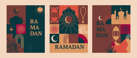 Set banners for Ramadan.のイラスト素材