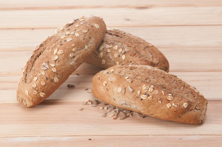 Variety of breadの写真素材