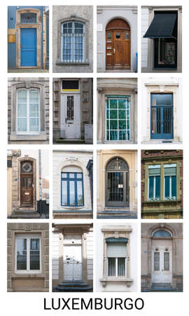 Urban views of Luxembourg cityの写真素材