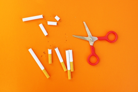 Quit smoking conceptの写真素材