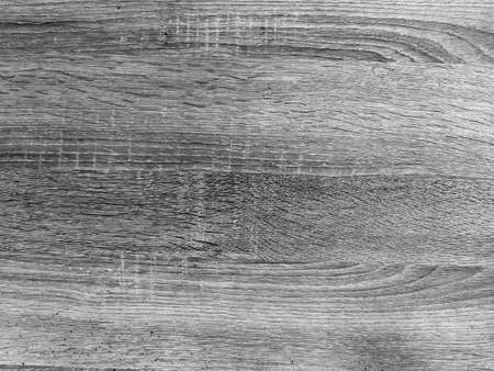 Blank wooden texture for creative background. Black and white. Flat lay. Top view. Close-up. Soft...