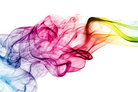 Abstract  of colorful smoke の写真素材