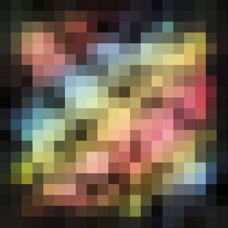 Abstract colorful mosaic patternの写真素材