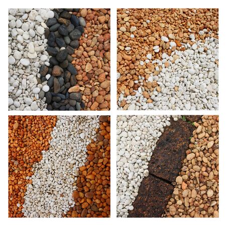 Collection of pebblesの写真素材
