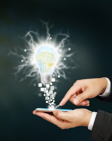 abstract idea spark big idea conceptの写真素材