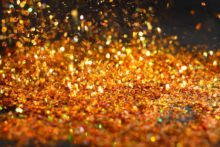 Gold glitter and background concept design of rich.の写真素材