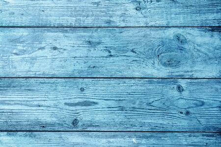 Blue wood detail background for text. Blank of wooden grunge texture.の写真素材