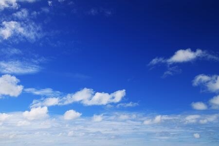 Abstract bright sky surface background.Clouds and blue sky with Park and outdoor conceptの写真素材