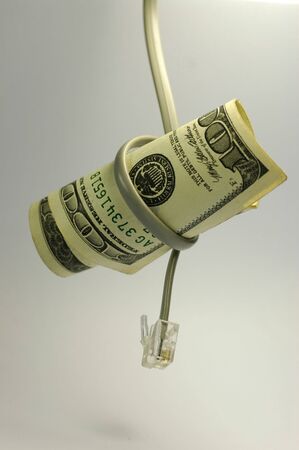 100 US Dollar with LAN Cable 