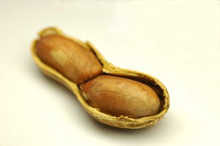Roasted peanuts as snack foodの写真素材