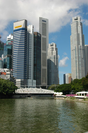 Singapore cityscape のeditorial素材