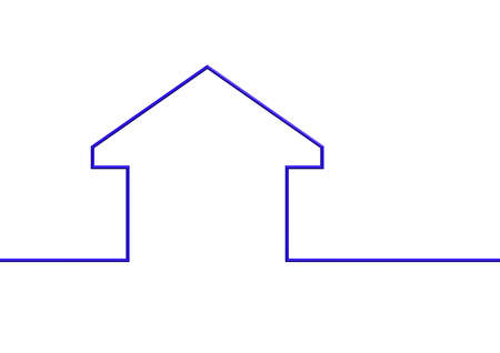 3d Render Of House Concept の写真素材