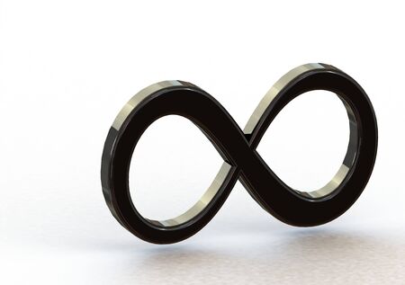infinity icon の写真素材
