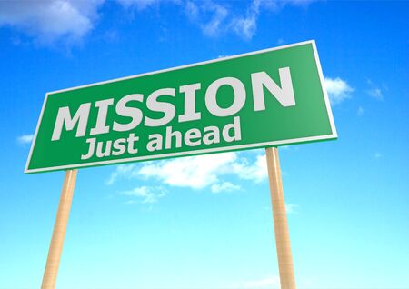 Mission Street Signの写真素材