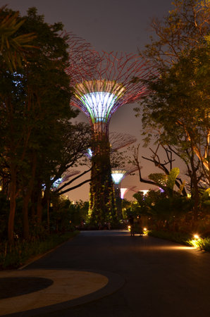 Garden by the bay, Singaporeのeditorial素材