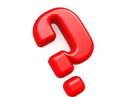 Red question mark 