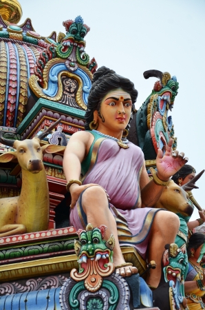 Sri Mariamman Temple Singapore の写真素材