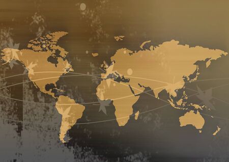 Globe security issuesの写真素材