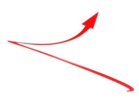 Twist arrowの写真素材