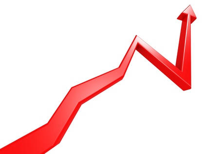 Growth graphの写真素材