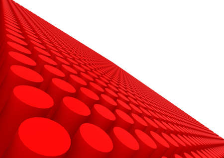 Red round pattern の写真素材