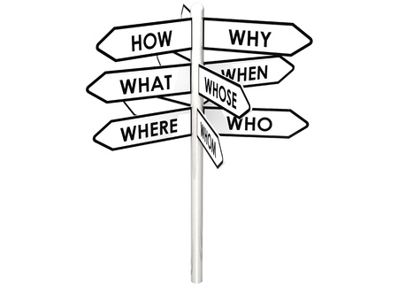 Question road sign 