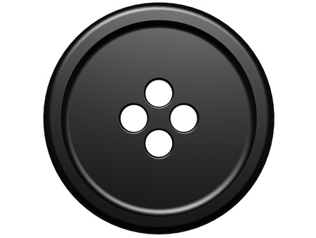 Black cloth button の写真素材