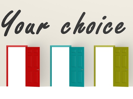 Your choiceの写真素材