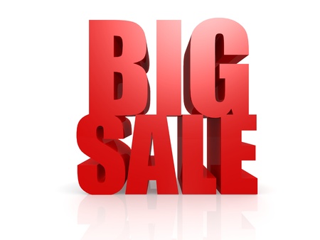 Big sale wordの写真素材