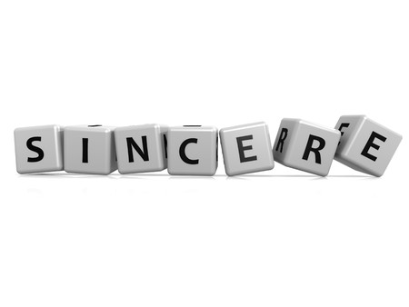 Sincere buzzwordの写真素材
