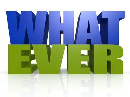 What ever wordの写真素材