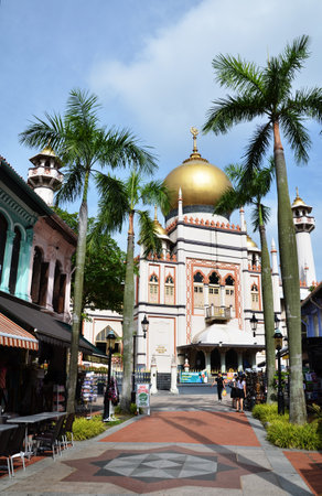 Sultan mosque Singaporeのeditorial素材