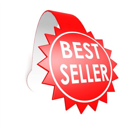 Best seller star labelの写真素材
