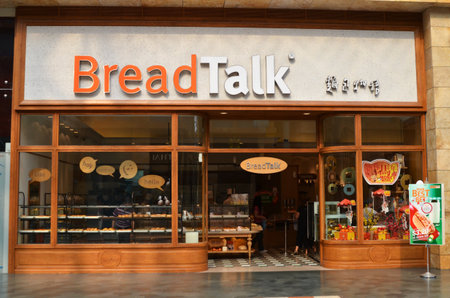 Breadtalk bread shop in Singapore