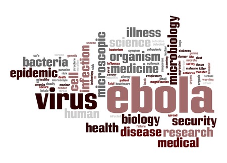 Ebola virus word cloudの写真素材