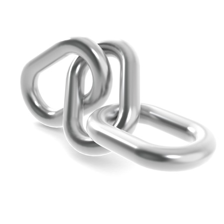 Steel chainの写真素材