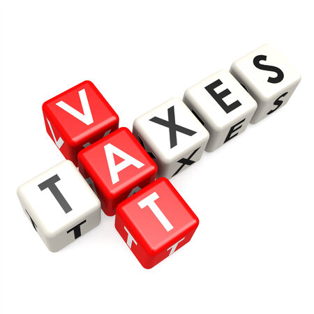 Vat taxes buzzwordの写真素材