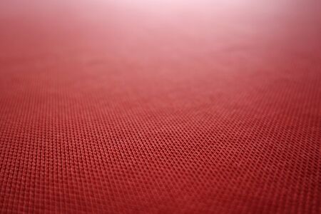 Close up of red texture fabric background
