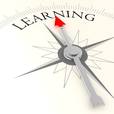 Learning compassの写真素材