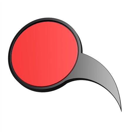 Black red pointer image with hi-res rendered artwork that could be used for any graphic design.の写真素材