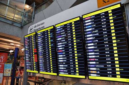 BANGKOK, THAILAND - JUNE 18, 2016: Suvarnabhumi International Airport in Bangkok, Thailand. The...