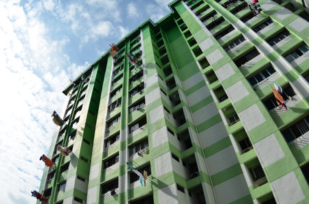 SINGAPORE, 28 JUL 2016: Prominent landmark of Rochor Centre, slated to be demolished in 2016 to make way for new highway.のeditorial素材