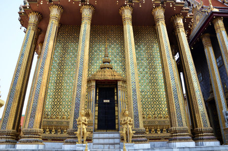 BANGKOK, THAILAND - JAN 21 2016: Grand Palace in Phra Nakhon in Bangkok, Thailand.のeditorial素材