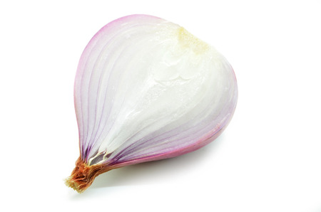 Shallot isolated on white background. Vegetable conceptの写真素材
