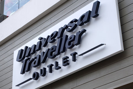 GENTING HIGHLANDS, MALAYSIA- DEC 03, 2018: Universal Traveller store in Genting Highlands, Malaysia. Universal Traveller provides a wide variety of winter apparel and accessories.のeditorial素材