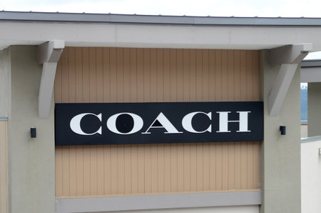 GENTING HIGHLANDS, MALAYSIA- DEC 03, 2018 : Coach outlet at Genting Highlands Premium Outlets, Malaysia. Coach Inc. based in New York City is a luxury fashion company known for accessories for women and men.のeditorial素材